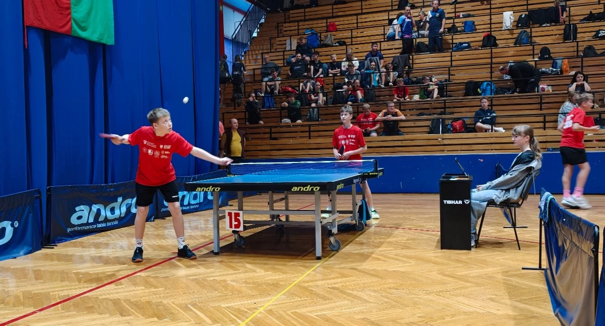 Tenis, Mistrzowski triumf Oliwiera Woźniaka Brzegu Dolnym Złoto Sierakowice! - zdjęcie, fotografia