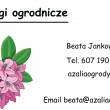 "AZALIA" Usługi Ogrodnicze