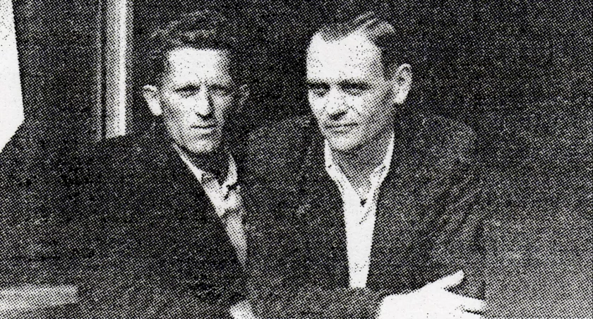 Od prawej: Władysław Kostuch z bratem Janem w Zakopanem w 1949 roku [źródło: Gazeta Kartuska]