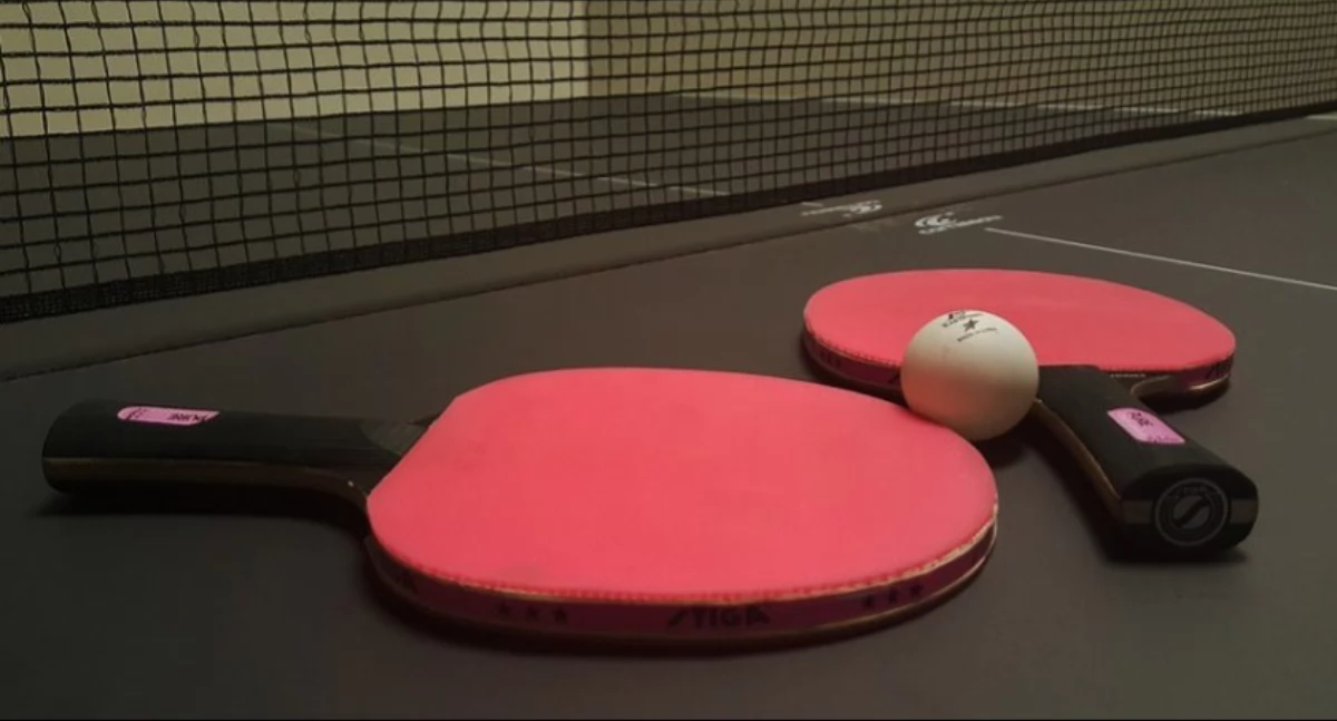 Tenis, Miechucino Mistrzostwa Powiatu Kartuskiego Tenisie Stołowym - zdjęcie, fotografia