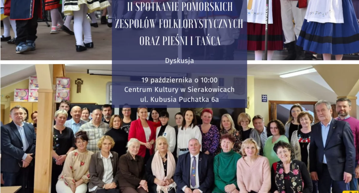 Kaszubszczyzna, Sierakowice Spotkanie kierowników pomorskich zespołów pieśni tańca - zdjęcie, fotografia