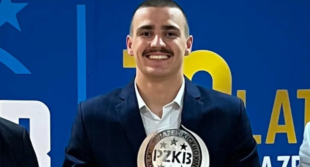 Sporty walki, Kacper Śleszyński Talent Kartuskiej Rebelii inspiracji pasji wytrwałości świecie kickboxingu - zdjęcie, fotografia