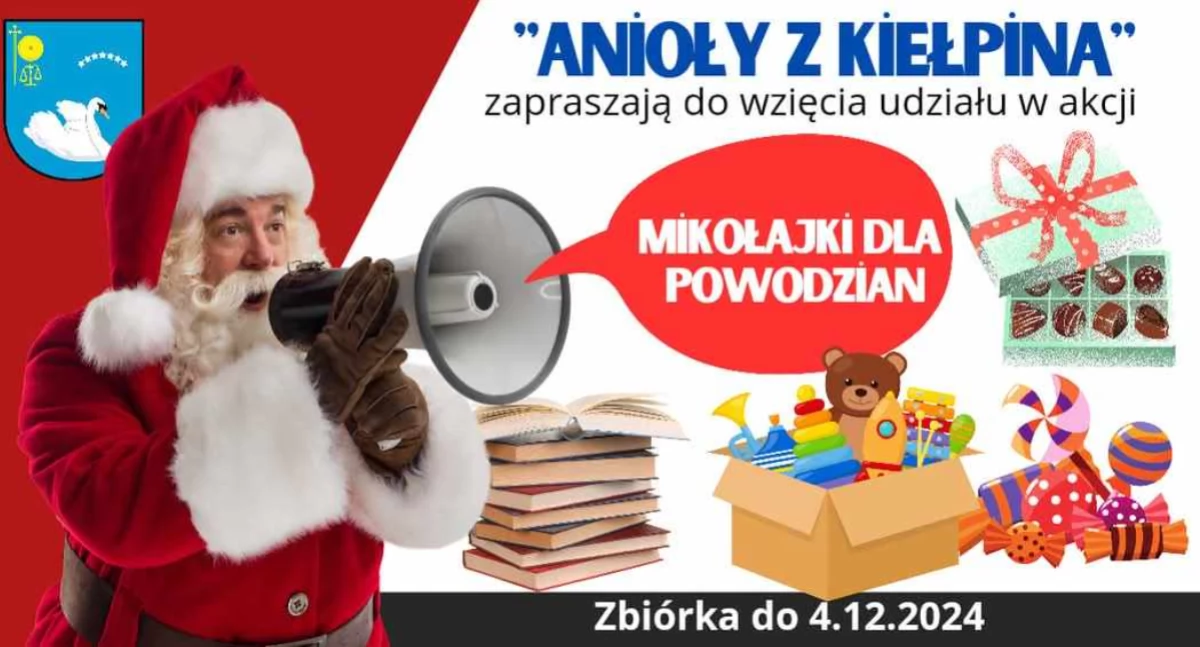 Akcje społeczne i charytatywne, Anioły Kiełpina znowu ruszają pomocą! Zbiórka darów dzieci terenów popowodziowych - zdjęcie, fotografia