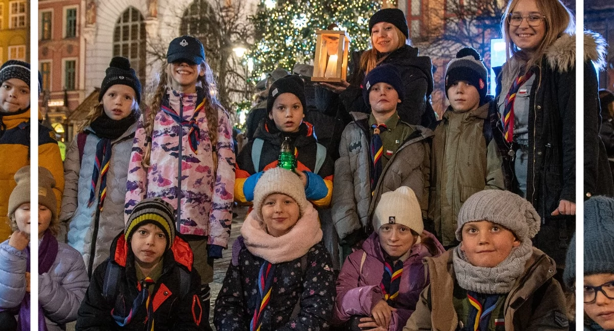 Akcje społeczne i charytatywne, Harcerze niosą Światło przesłanie miłości lokalnych instytucji - zdjęcie, fotografia