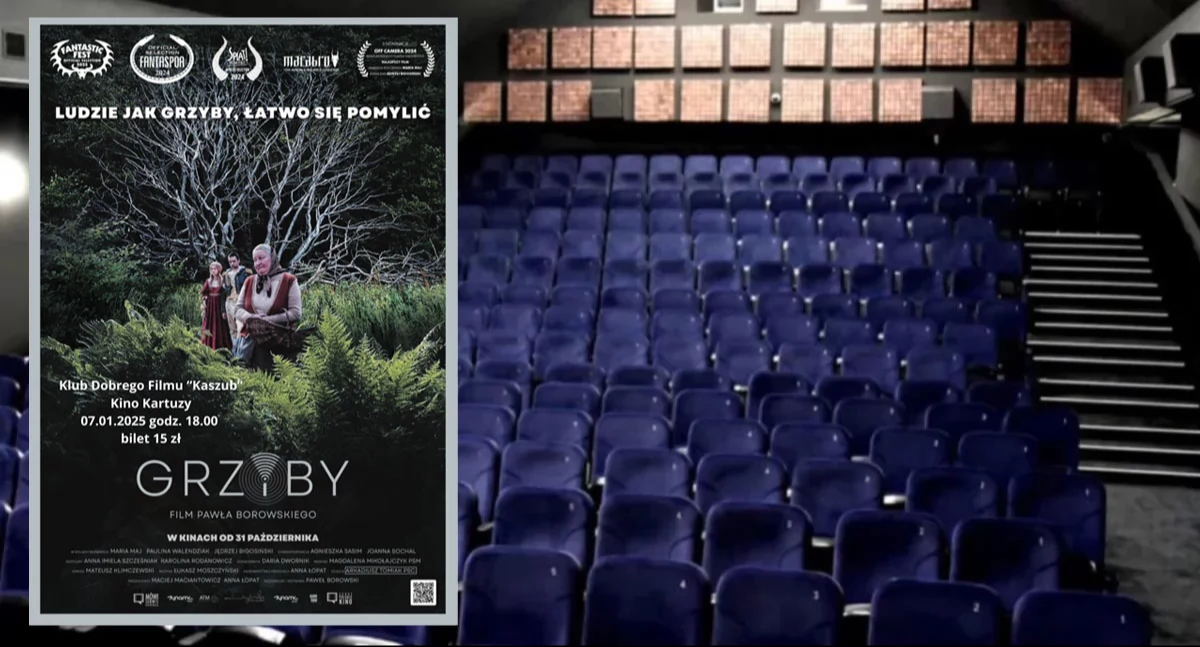 Zapowiedzi, Kartuzy Thriller Grzyby Klubie Dobrego Filmu - zdjęcie, fotografia