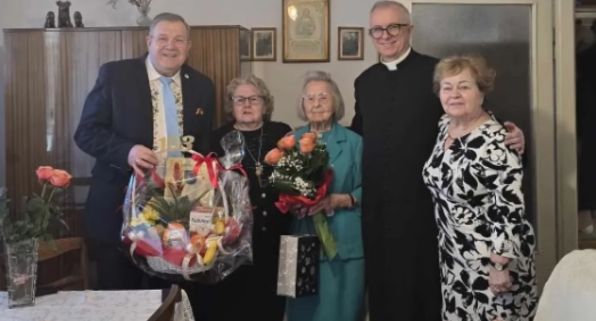 Seniorzy, urodziny Genowefy Bulczak wyjątkowy jubileusz mieszkanki Kartuz - zdjęcie, fotografia
