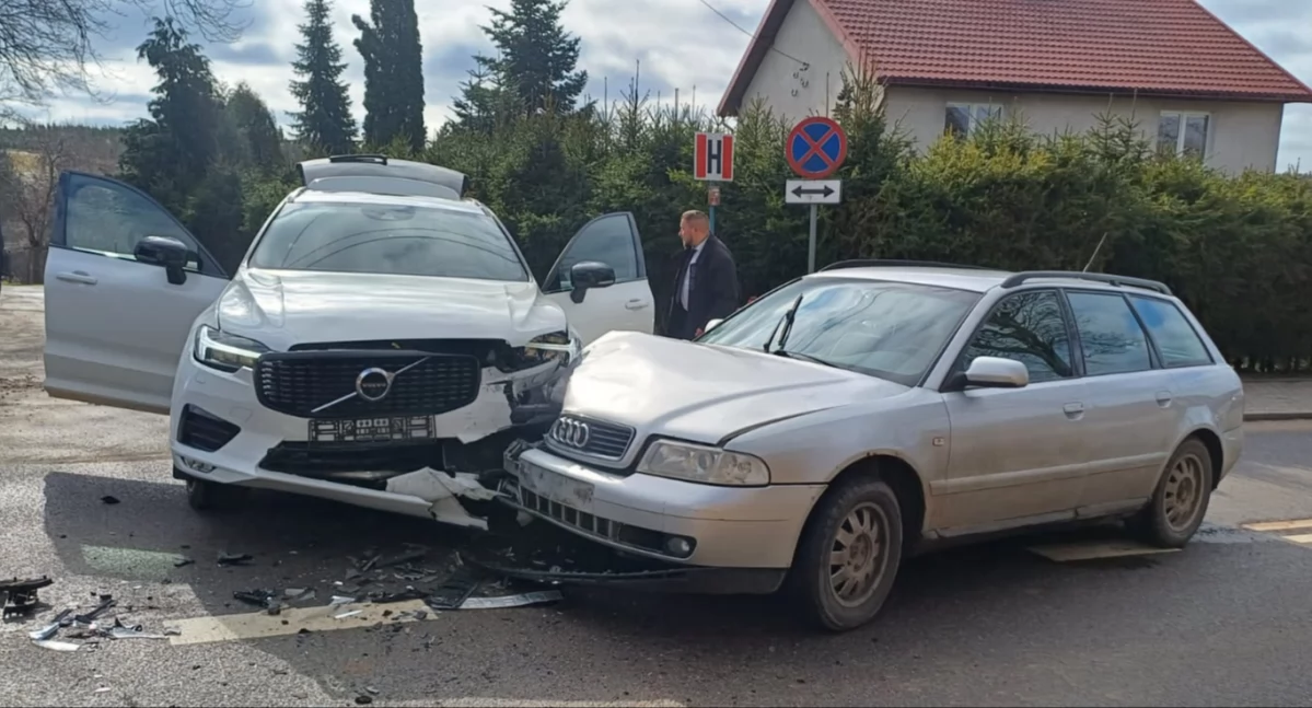 Zdjęcie od uczestnika wypadku