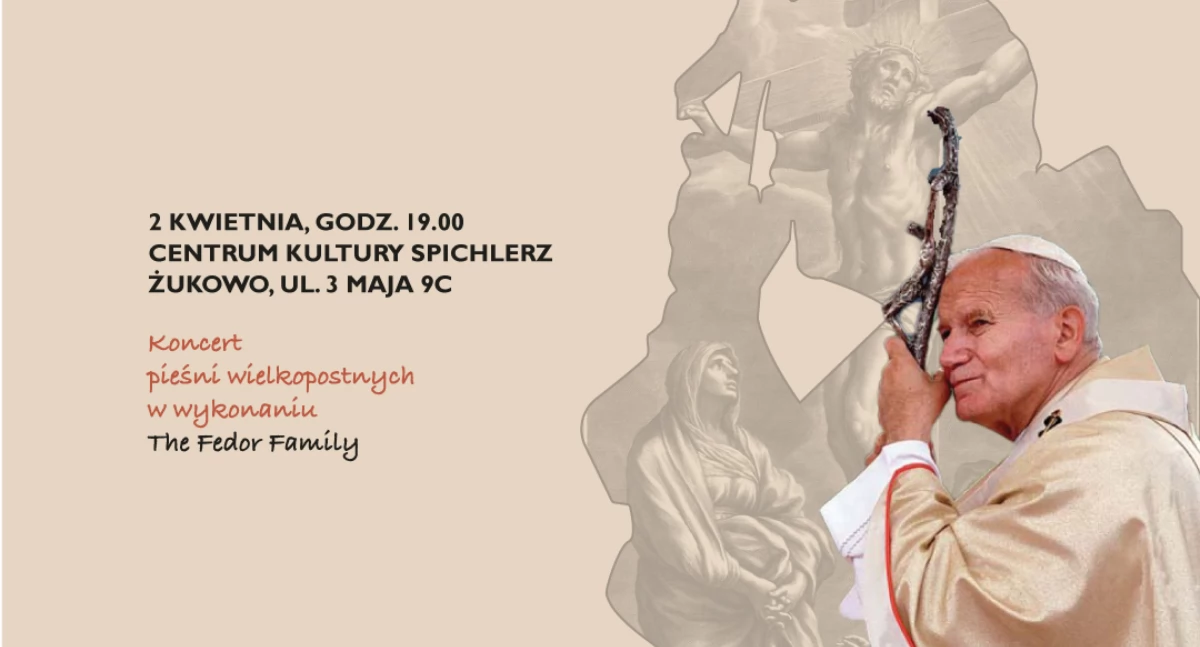 Religia, Żukowo Koncert pieśni wielkopostnych rocznicę śmierci Pawła - zdjęcie, fotografia