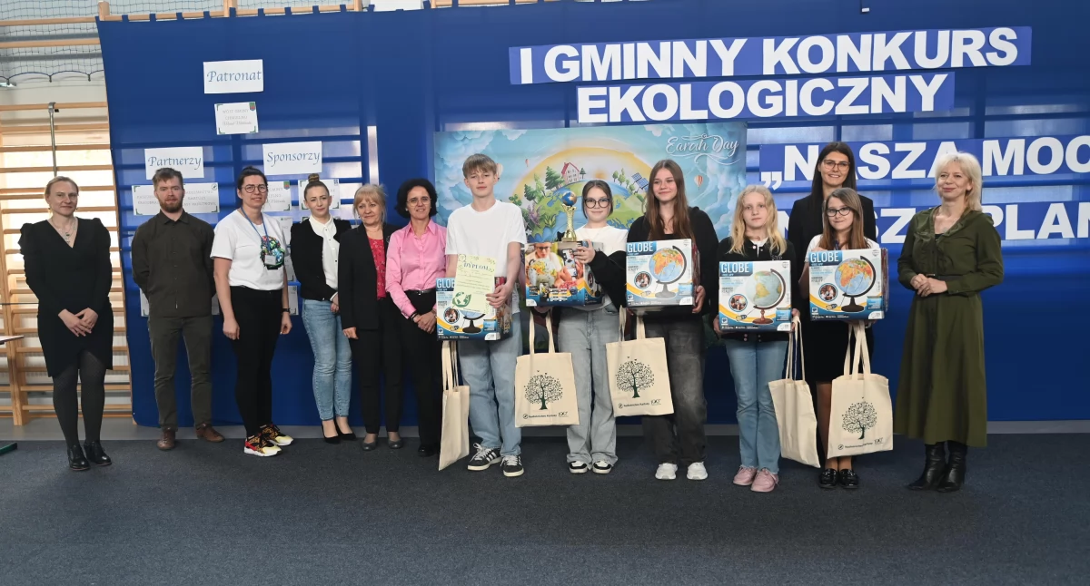 Szkoły podstawowe, Młodzi ekologiczną misją Gminny Konkurs Ekologiczny Borzestowie - zdjęcie, fotografia