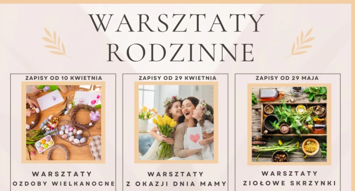 Zapowiedzi, gminie Somonino rusza kolejna edycja warsztatów rodzinnych - zdjęcie, fotografia