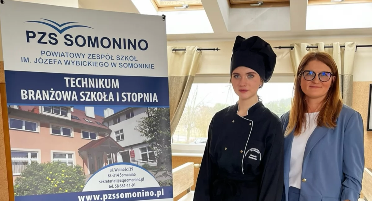 Szkoły średnie, Uczennica Somonina znów finale prestiżowego konkursu kulinarnego będzie reprezentować Polskę Atenach - zdjęcie, fotografia
