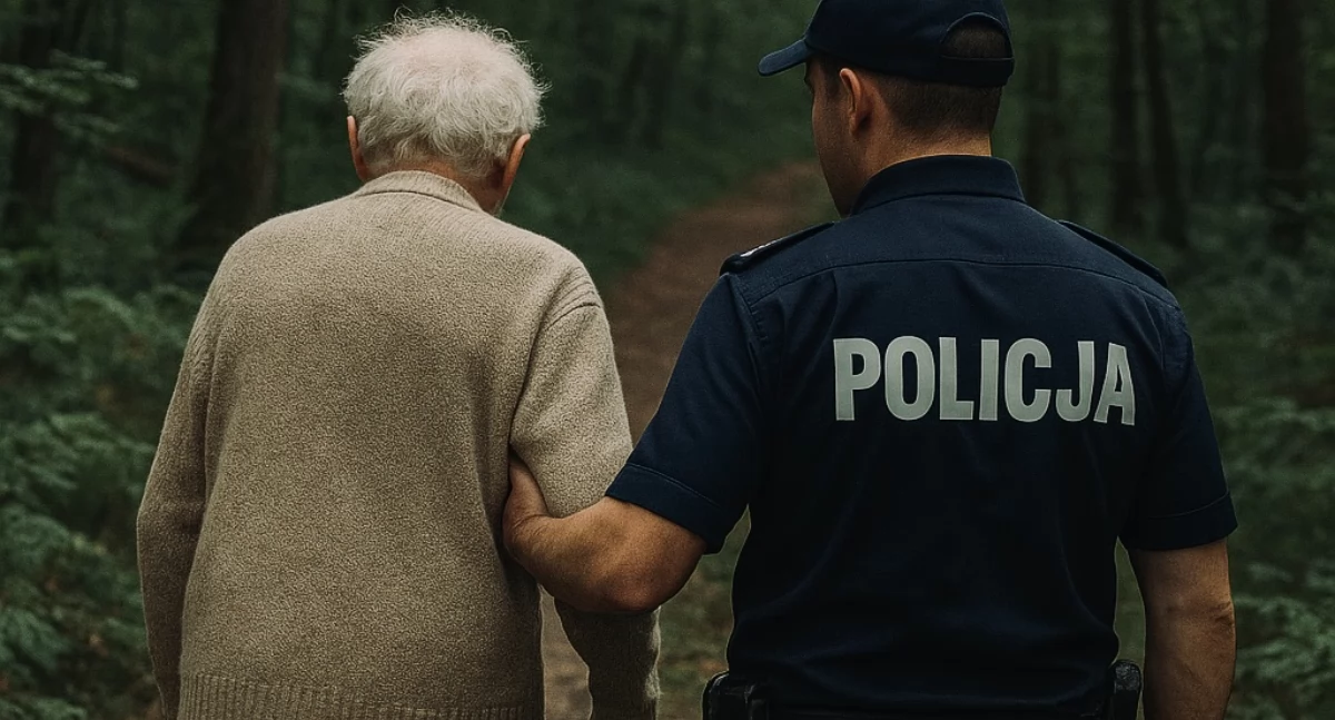 Kronika policyjna, Policjanci poszukiwali latka Mężczyzna demencją wyszedł niego powrócił - zdjęcie, fotografia