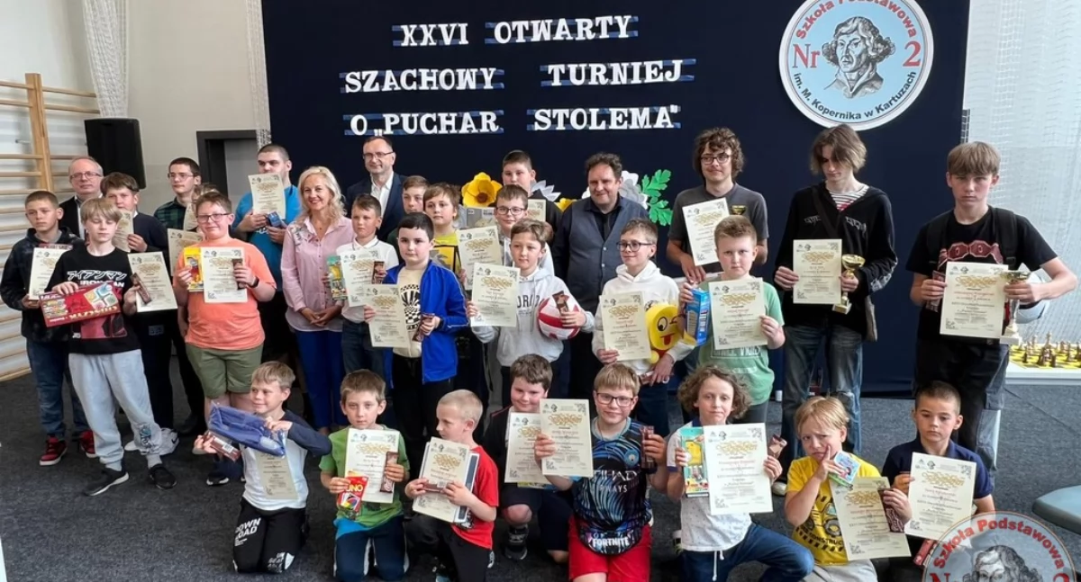 Szachy, Szachowe emocje „Dwójce” Otwarty Turniej „Puchar Stolema” nami! - zdjęcie, fotografia