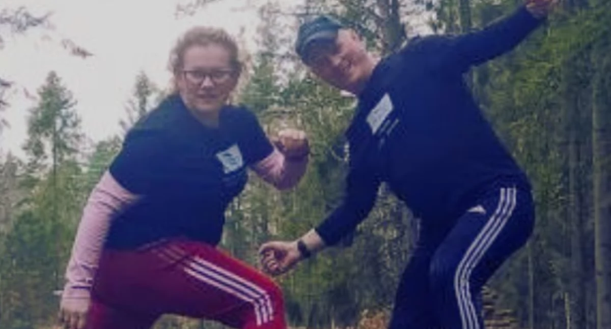Fitness, Tabata jeziorem Junno relaks Fundacją Kadry Życia - zdjęcie, fotografia