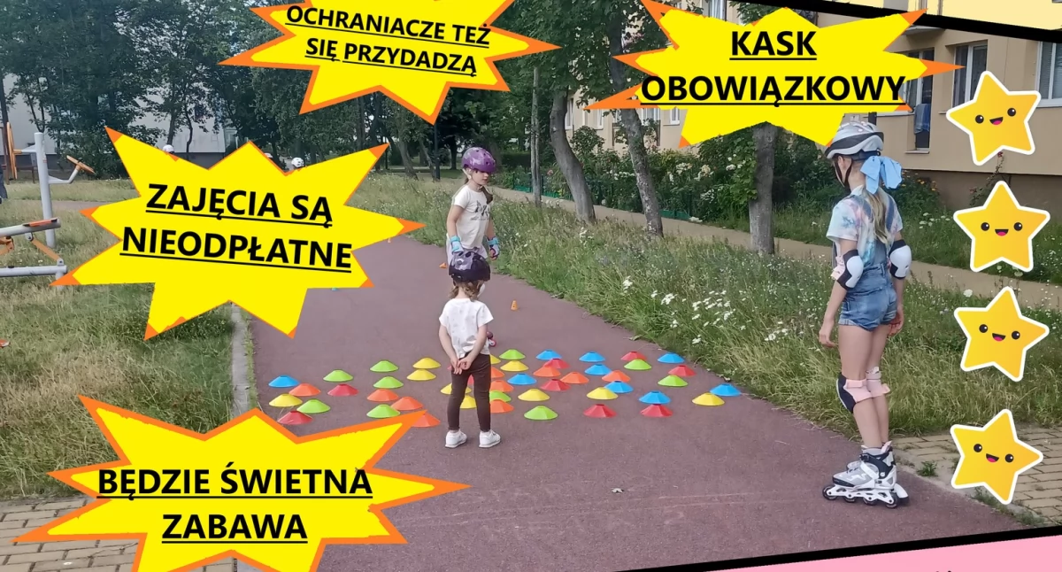 Pozostałe sporty, Wakacyjne środy rolkach wrotkach Żukowie ruszyły warsztaty - zdjęcie, fotografia