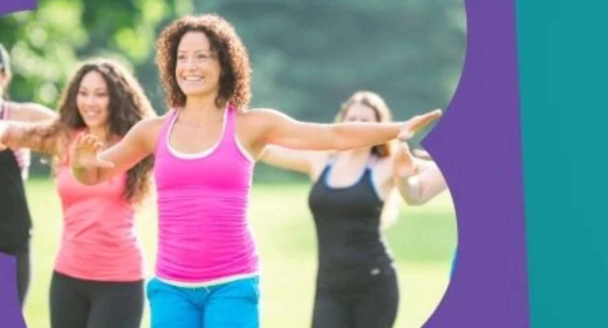 Fitness, Wakacyjna zumba boisku Baninie tańcz trenuj! - zdjęcie, fotografia