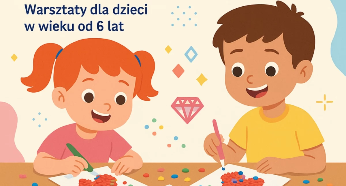 Zapowiedzi, Kreatywne wakacje Somoninie diamentowy małych artystów - zdjęcie, fotografia