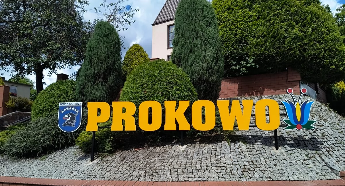 Tu mieszkamy, witacz Prokowie dzięki wspólnemu zaangażowaniu mieszkańców - zdjęcie, fotografia