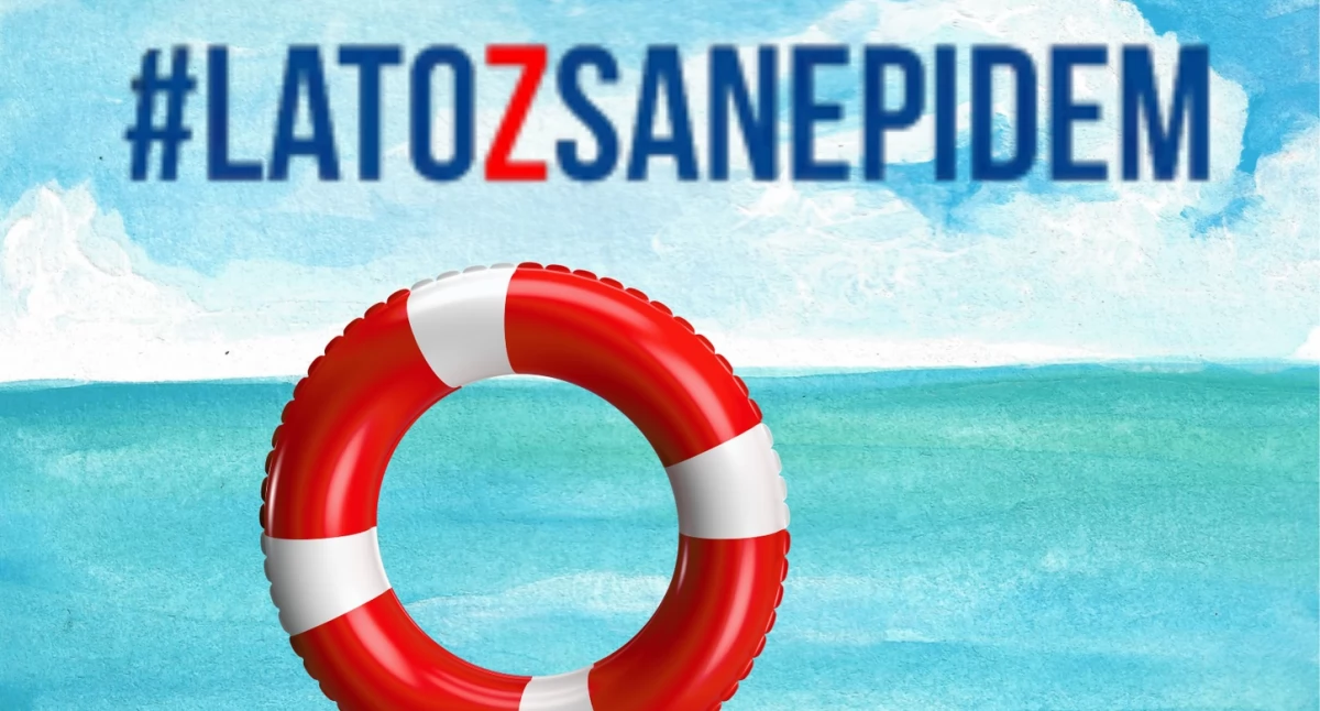 Akcje społeczne i charytatywne, Akcja #latozsanepidem Edukacja profilaktyka rozrywka plaży Chmielnie - zdjęcie, fotografia