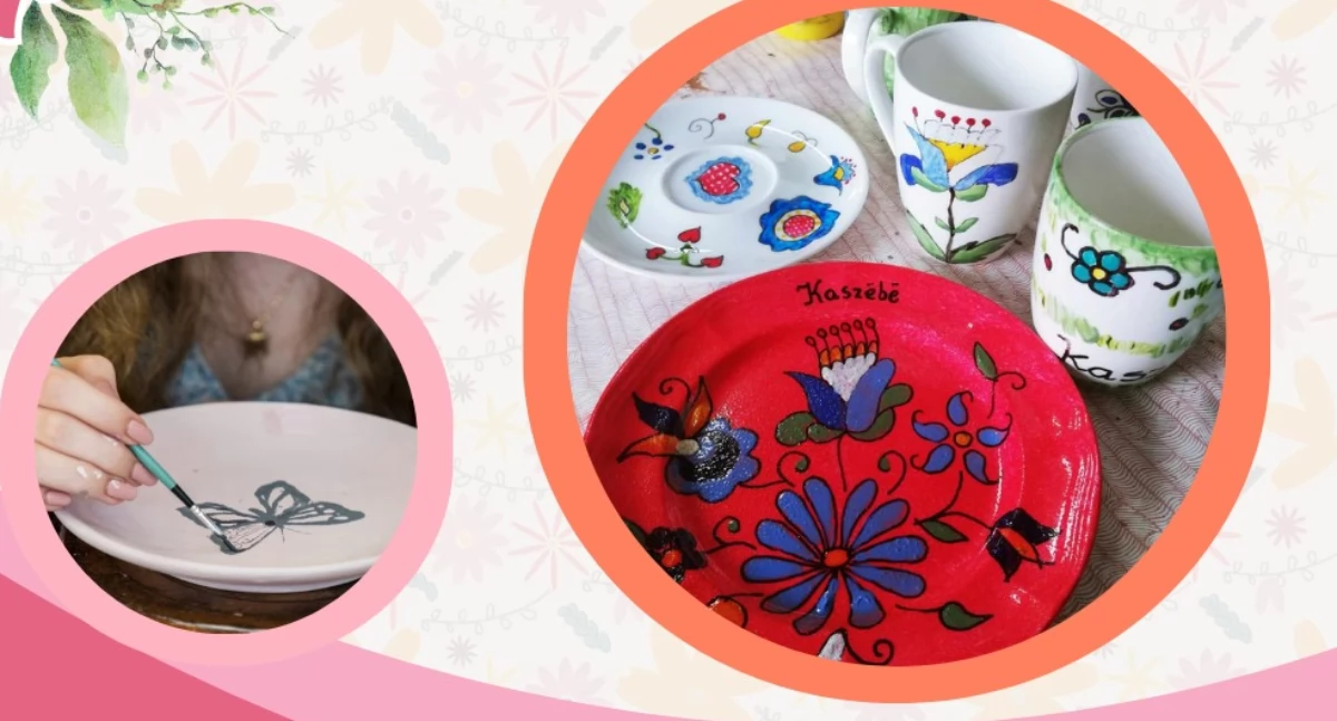 Zapowiedzi, Malowanie porcelanie wakacyjne warsztaty Goręczynie - zdjęcie, fotografia