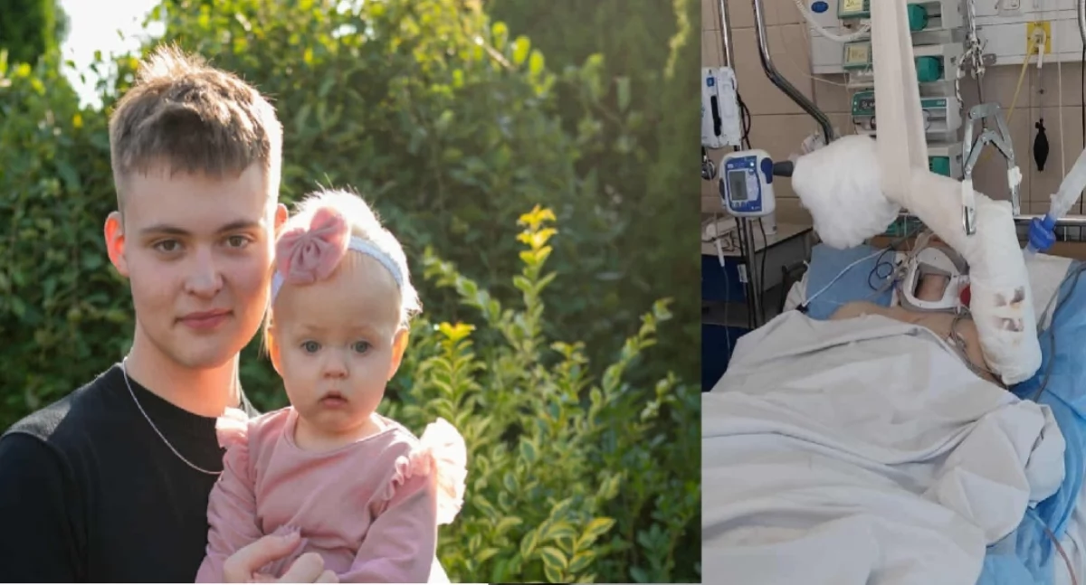 Akcje społeczne i charytatywne, Tragedia drodze letni Grzegorz walczy sprawność normalne życie rodzina prosi wsparcie - zdjęcie, fotografia