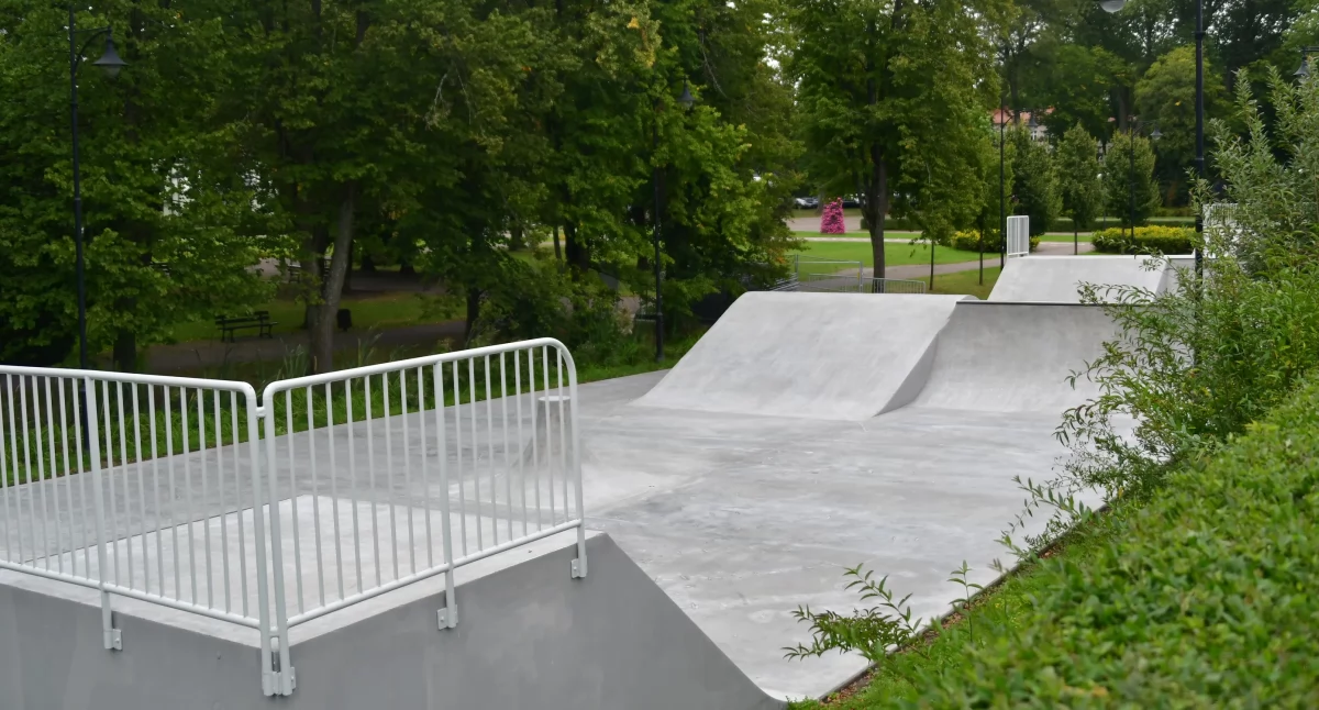 Inwestycje, naprawę skateparku Kartuzach Obiekt oddany użytku - zdjęcie, fotografia