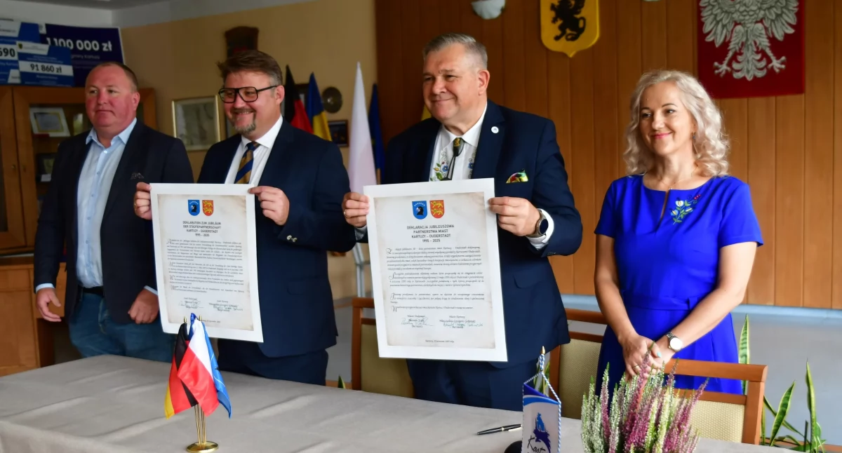 Wieści z samorządów, Kartuzy Julbileusz lecia partnerstwa Duderstadt - zdjęcie, fotografia