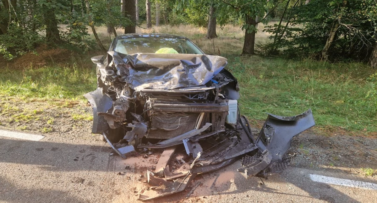 Wypadki, Poważny wypadek Przewozie akcji - zdjęcie, fotografia