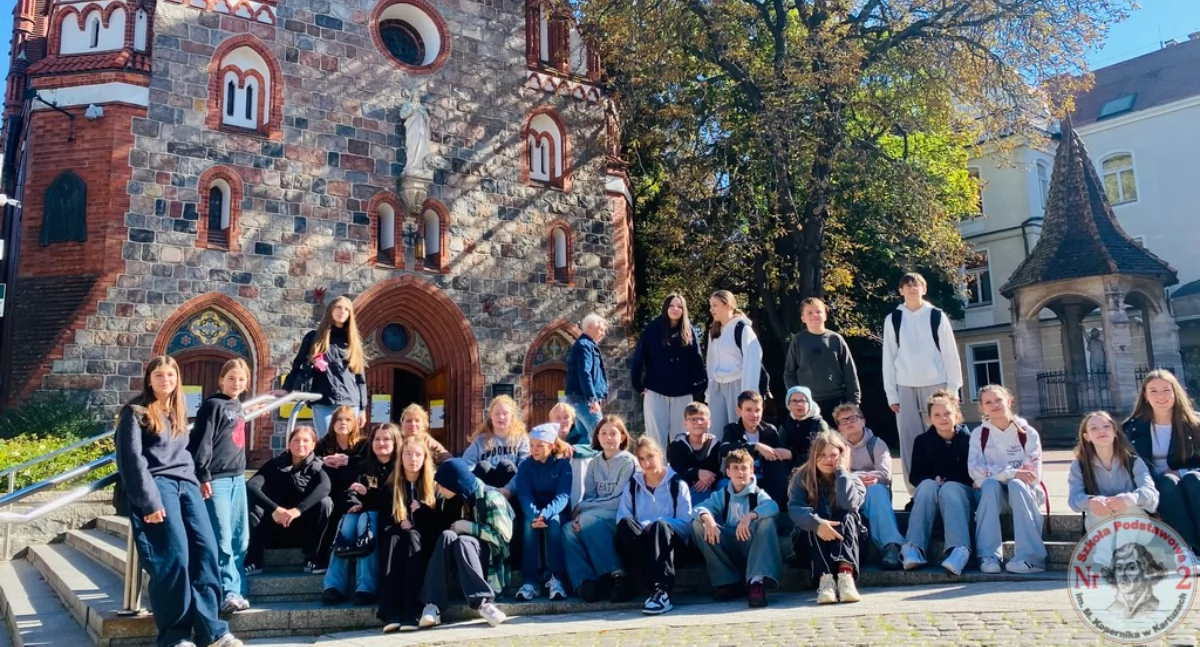 Rozmaitości, Międzynarodowa integracja uczniowie Niemiec gościli Kartuzach - zdjęcie, fotografia