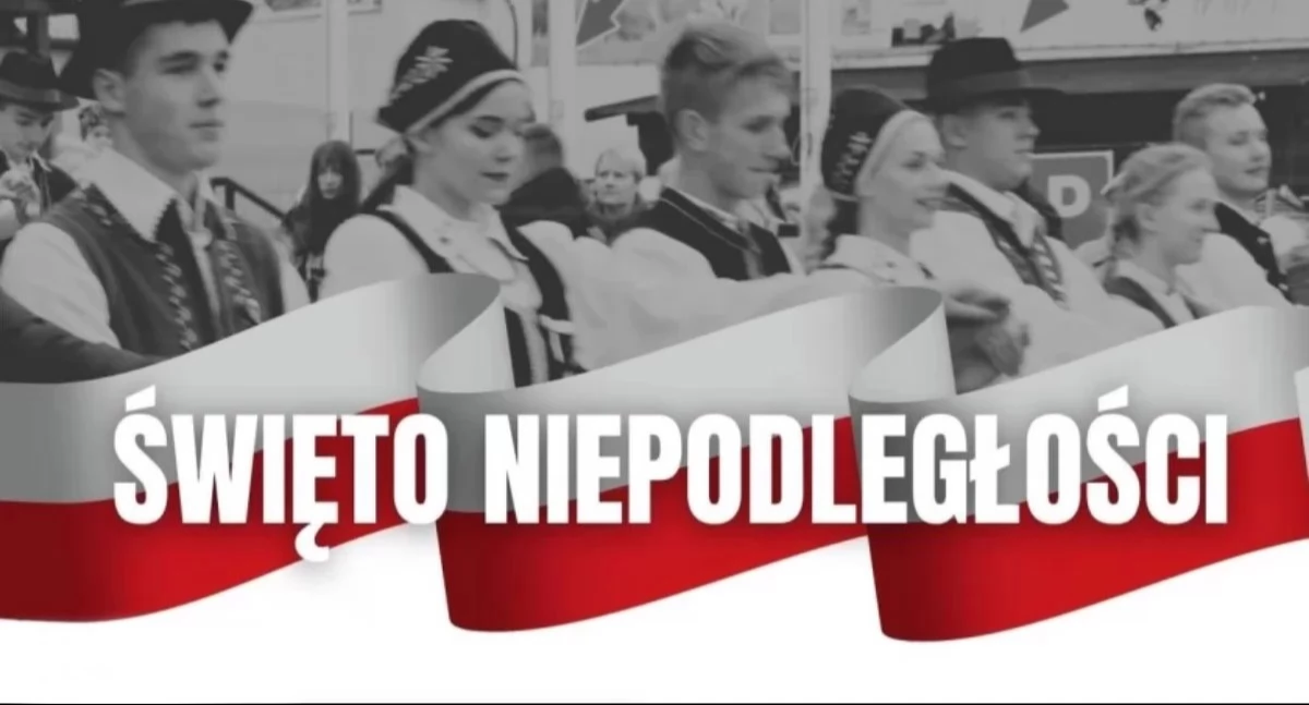 Uroczystości patriotyczne, Święto Niepodległości Gminie Sierakowice patriotyczne uroczystości Gęsi Bazar warsztaty wiele więcej - zdjęcie, fotografia