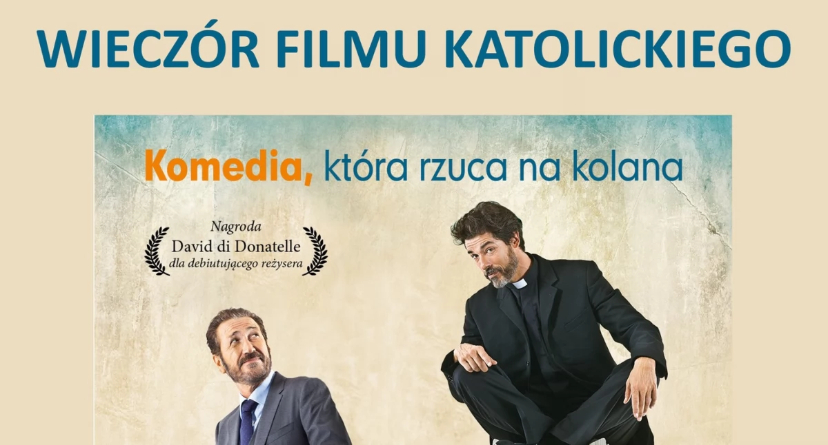 Zapowiedzi, Włoska komedia „Jak da” Wieczór Filmu Katolickiego Sulęczynie ZMIANA TERMINU - zdjęcie, fotografia