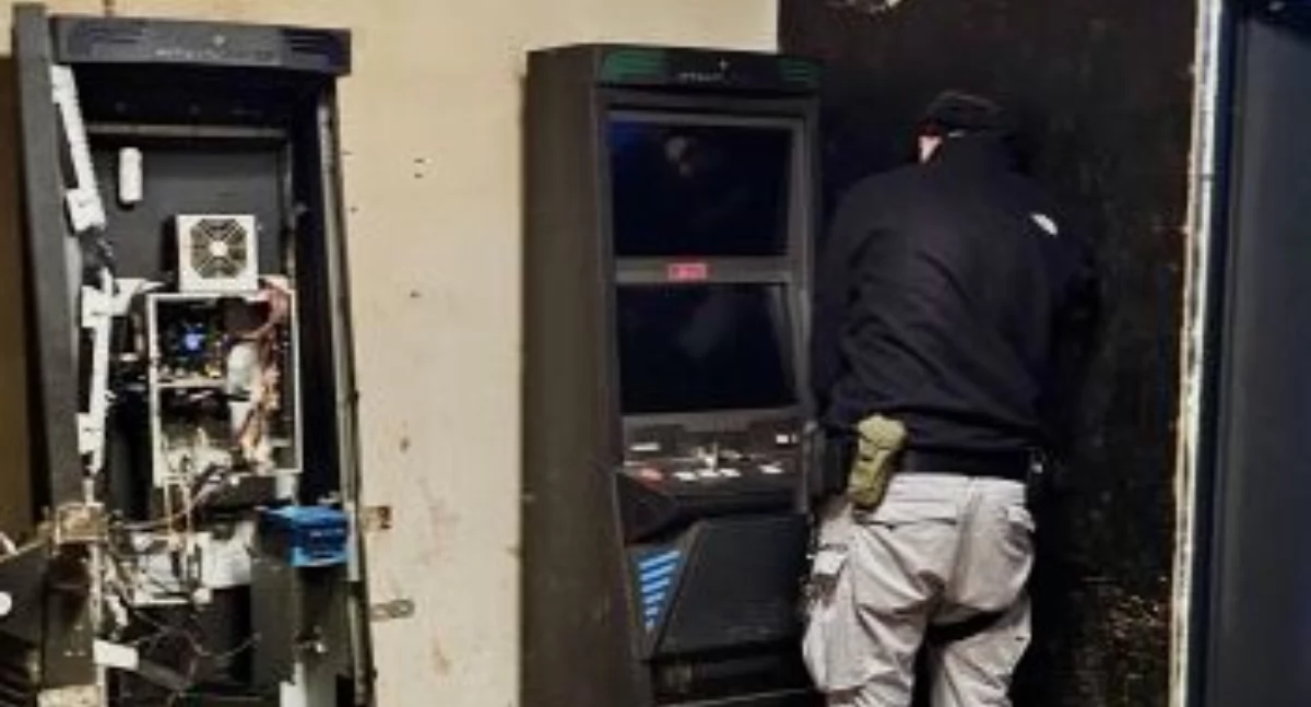 Kronika policyjna, Dzierżążnie zlikwidowano kolejne automaty - zdjęcie, fotografia