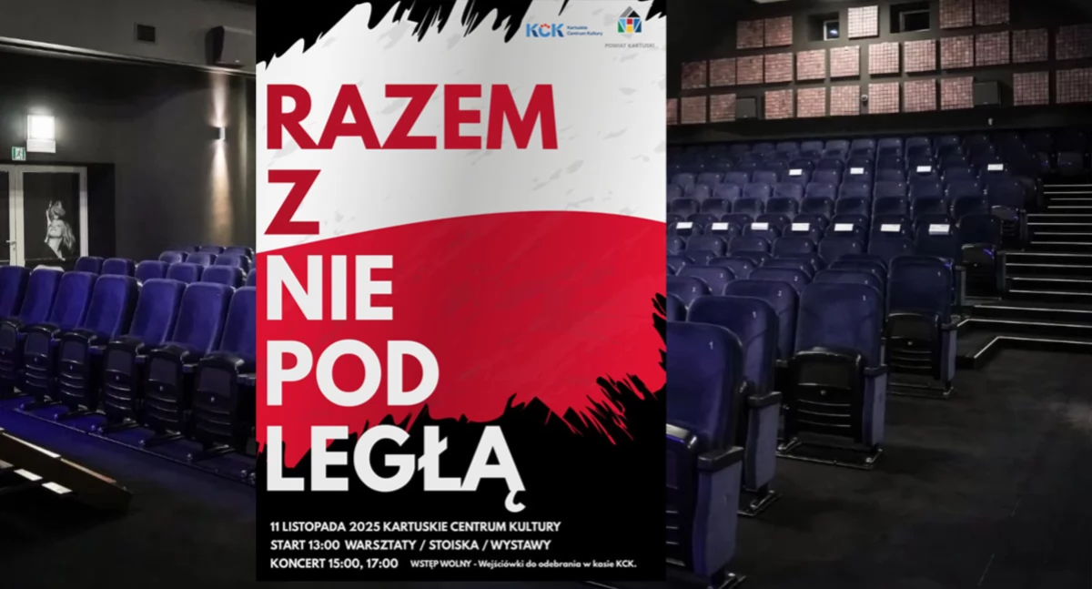 Uroczystości patriotyczne, Obchody Narodowego Święta Niepodległości Kartuskim Centrum Kultury - zdjęcie, fotografia