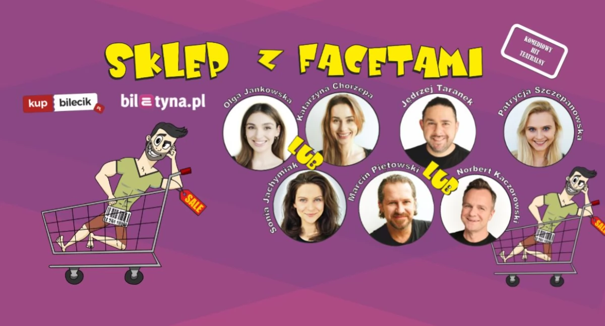 Zapowiedzi, Kobiety rządzą! Brawurowa komedia „Sklep facetami” Kartuskim Centrum Kultury - zdjęcie, fotografia