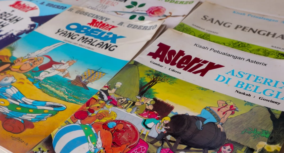 Rozmaitości, Świat Asterixa Obelixa komiks łączy historię inteligentnym humorem - zdjęcie, fotografia
