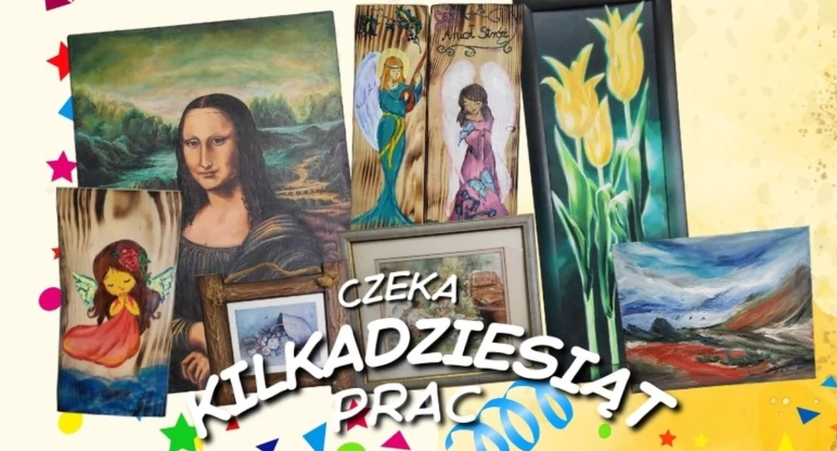 Zapowiedzi, Adwentowy Kiermasz Sztuki Sierakowicach obrazy domowych zakamarków odmienią szkolną przestrzeń - zdjęcie, fotografia