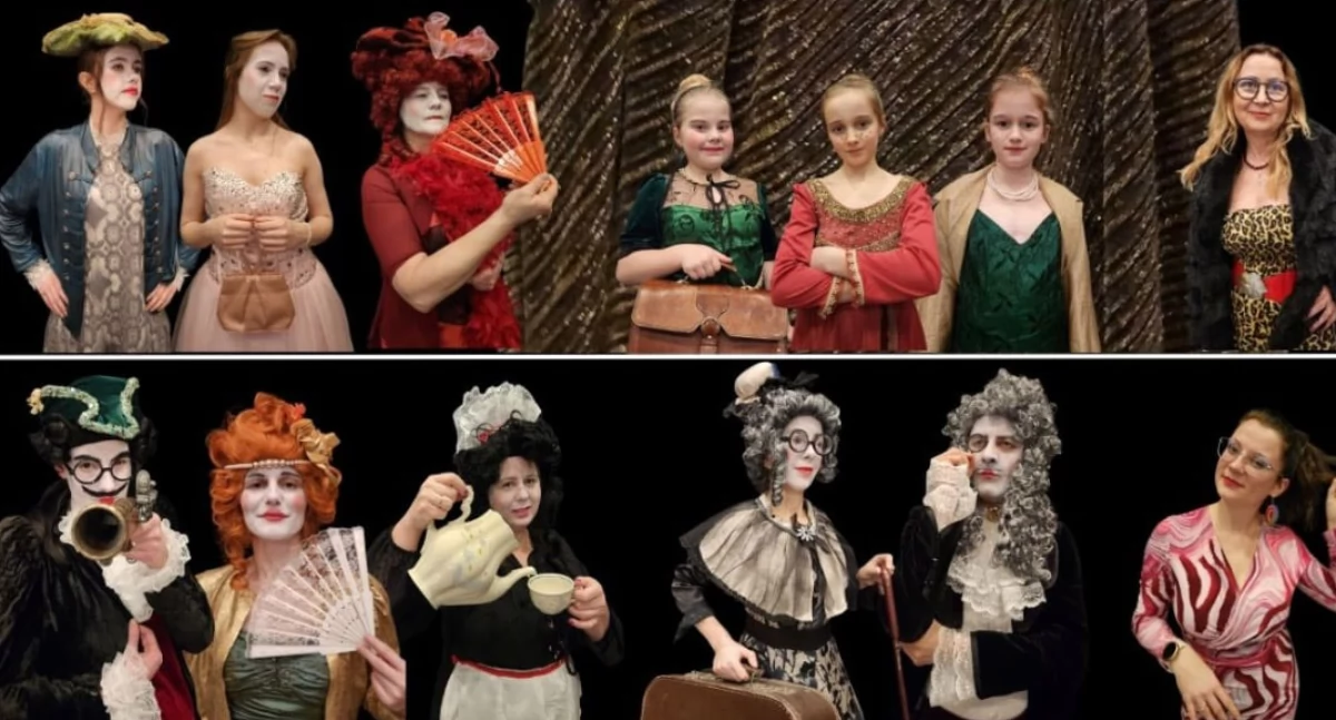 Zapowiedzi, Teatr Szerokowidze zaprasza premierę komedii światy jedna rodzina mnóstwo śmiechu - zdjęcie, fotografia
