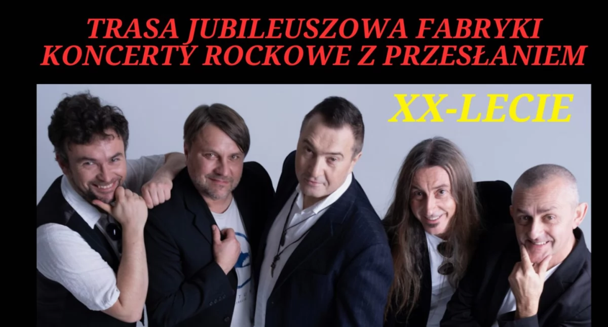 Zapowiedzi, Koncert zespołu Fabryka Gitarowe riffy poetyckie teksty Żukowie - zdjęcie, fotografia