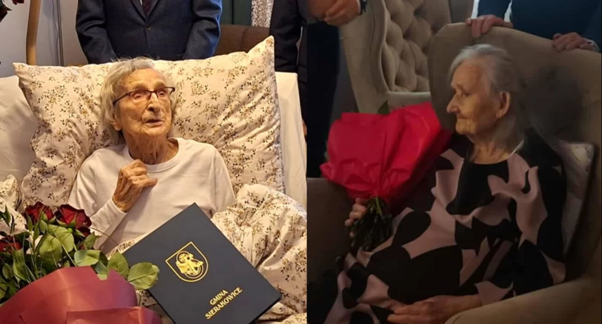 Seniorzy, gminy niezwykłe jubileusze życia historii rodzinnych wspomnień - zdjęcie, fotografia