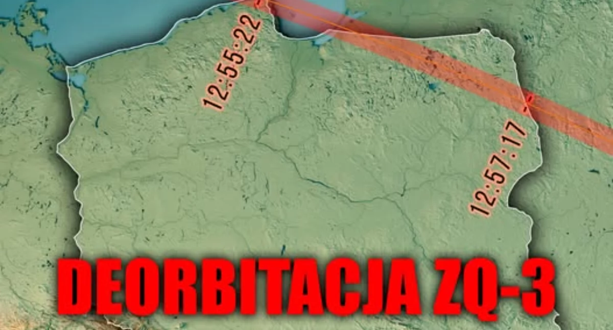 Rozmaitości, Spójrz niebo Polską może przelecieć fragment chińskiej rakiety - zdjęcie, fotografia