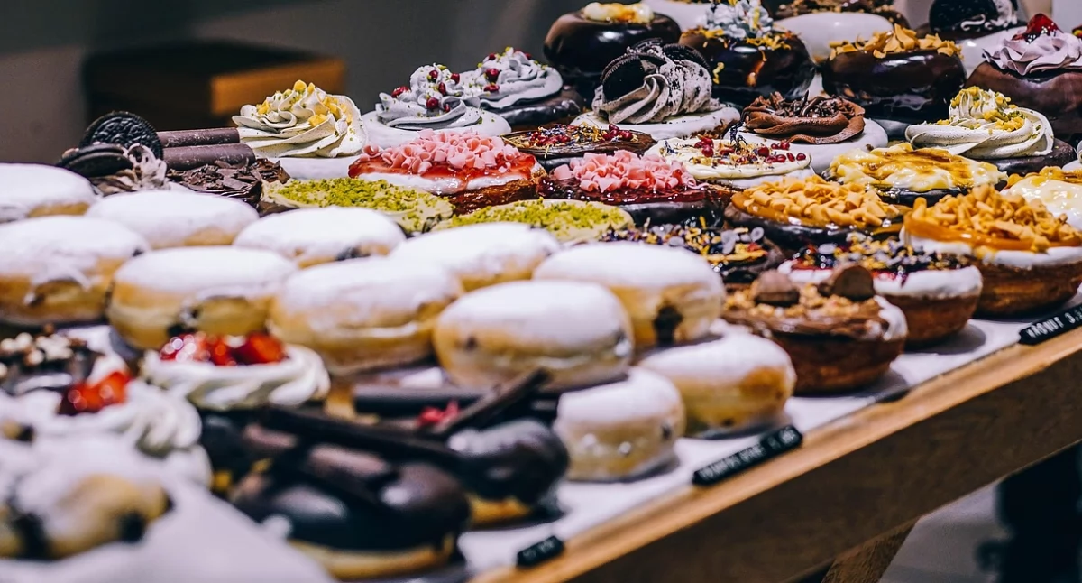 Styl życia, Pączki szczytnym Słodka akcja Tłusty Czwartek Kartuzy - zdjęcie, fotografia