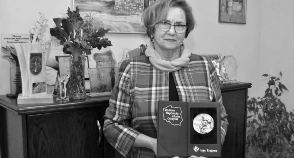 Odeszli od nas..., żyje Janina Kwiecień wieloletnia starosta kartuski - zdjęcie, fotografia