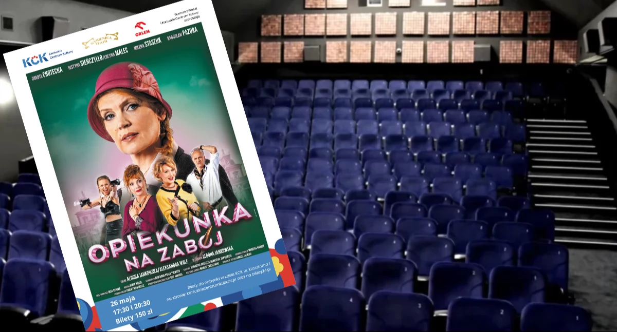 Zapowiedzi, Spektakl „Opiekunka zabój” komedia kryminalna Kartuskim Centrum Kultury - zdjęcie, fotografia