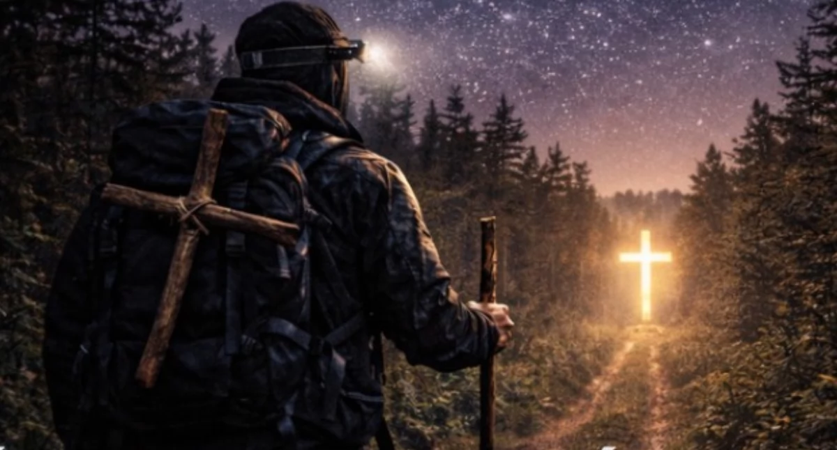 Religia, Norbertańska Ekstremalna Droga Krzyżowa Leźna Żukowa duchowej refleksji - zdjęcie, fotografia
