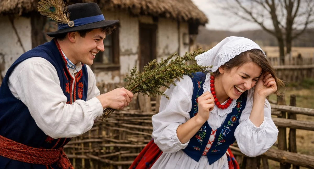 Styl życia, magia zabawa Skąd Kaszubach wziął śmigus dyngus - zdjęcie, fotografia