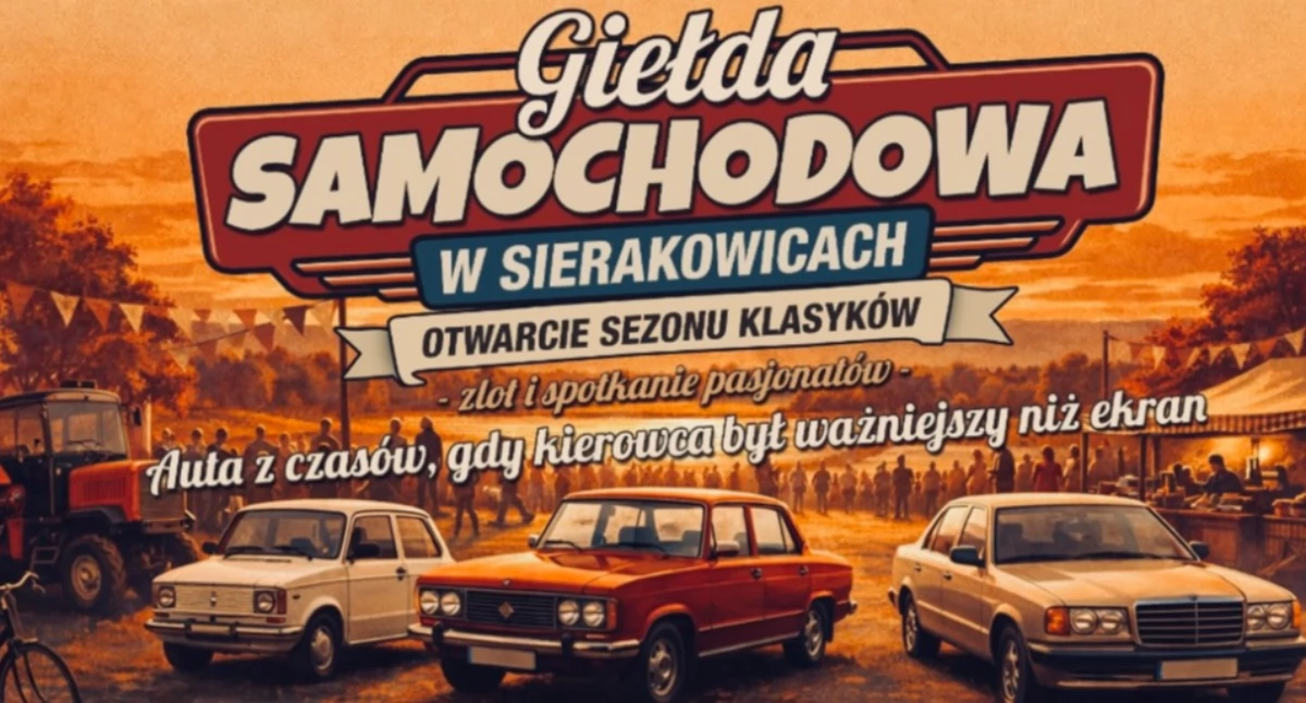 Zapowiedzi, Spotkanie pasjonatów motoryzacji Sierakowice rytmie klasyków - zdjęcie, fotografia