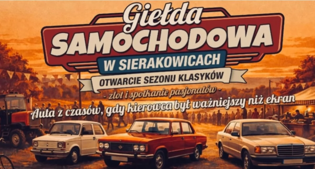 Sporty motorowe, Sierakowice otwierają sezon klasyków niedzielę wielka giełda motoryzacyjna - zdjęcie, fotografia