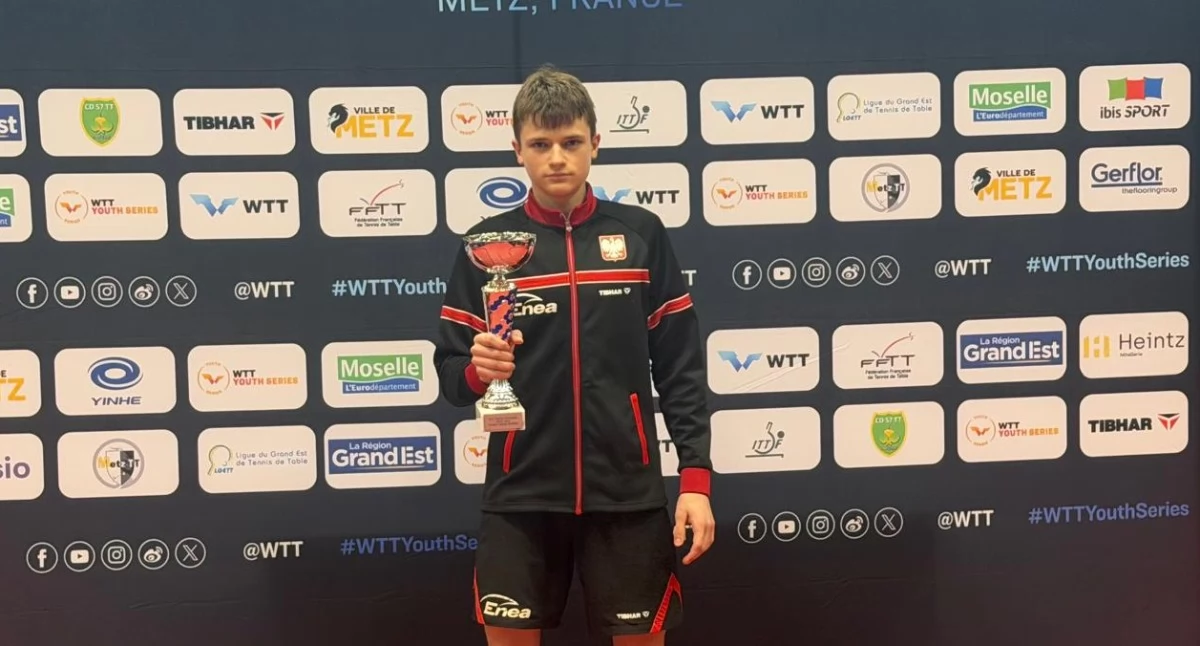 Tenis, Sensacyjny triumf Samuela Michny Francji Wychowanek Sierakowice złotem prestiżowego turnieju - zdjęcie, fotografia