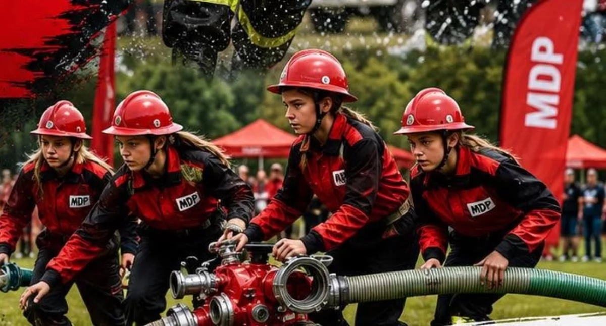 Straż pożarna, Druhowie gminy Stężyca zmierzą sporcie pożarniczym - zdjęcie, fotografia
