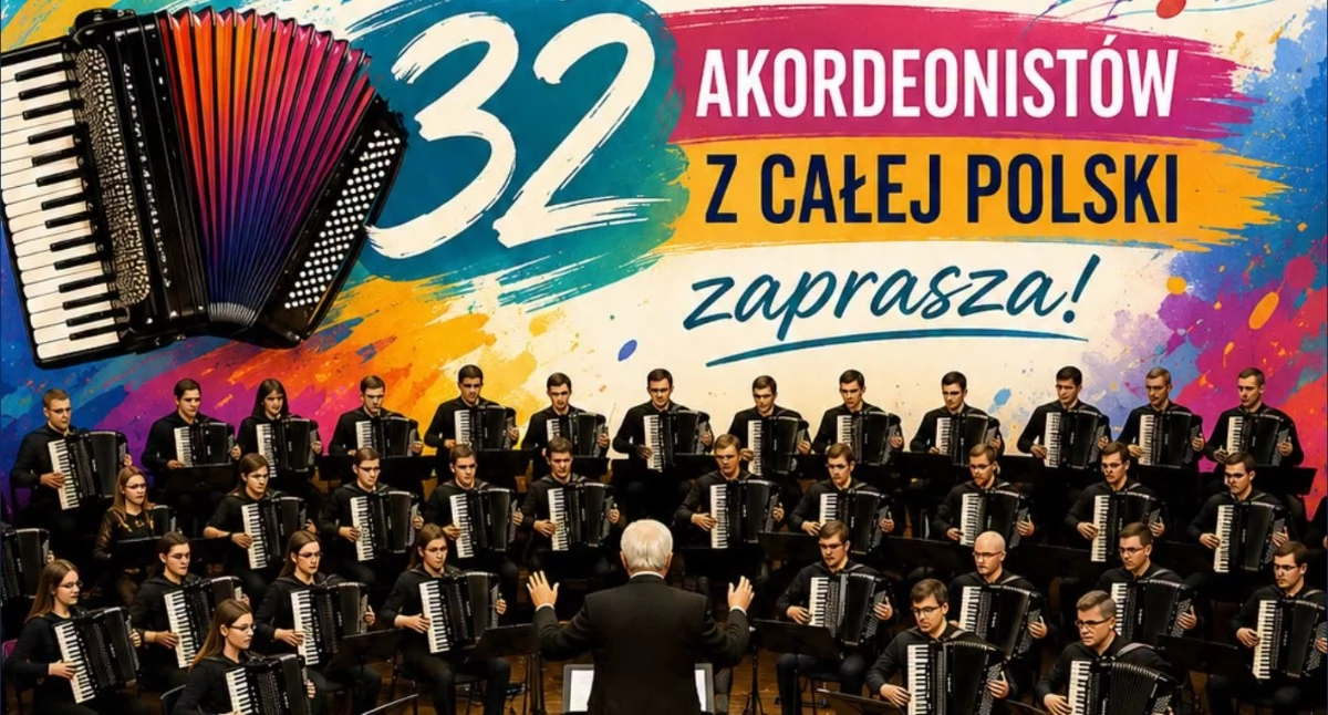 Zapowiedzi, Muzyczna uczta Sierakowicach akordeony jednej scenie - zdjęcie, fotografia